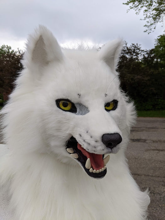 White Wolf (Fushi) Head, Hands, Tail.