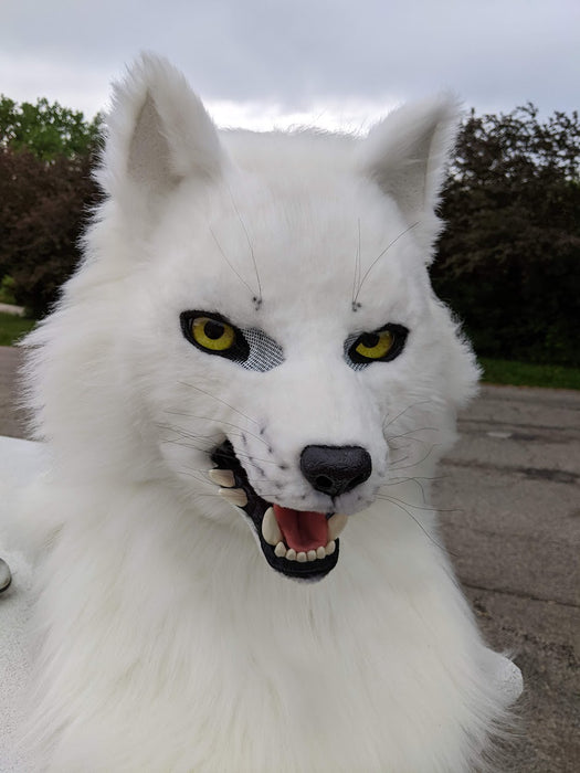 White Wolf (Fushi) Head, Hands, Tail.