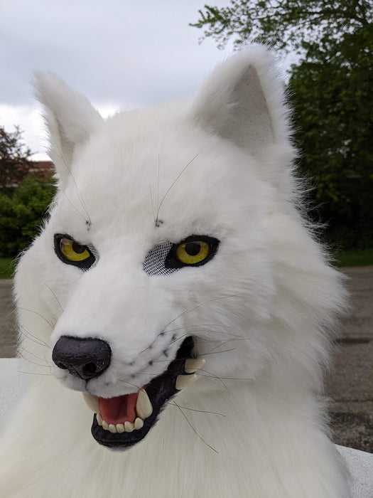 White Wolf (Fushi) Head, Hands, Tail.