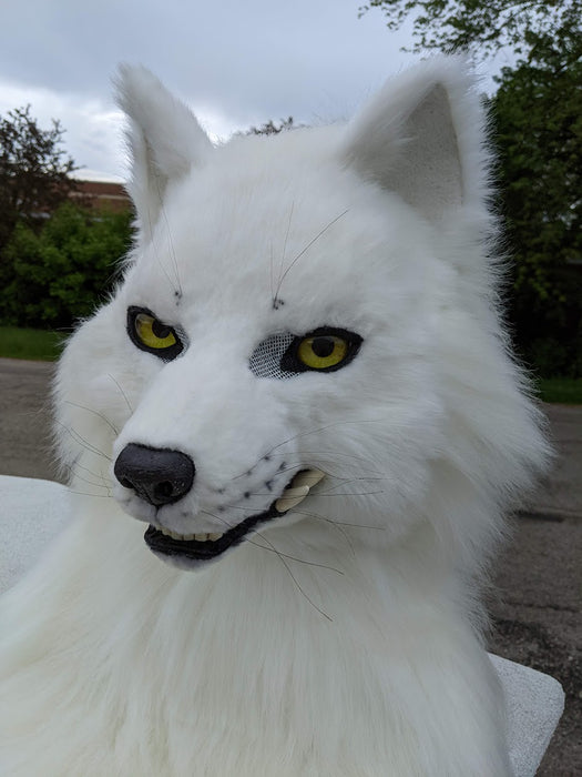 White Wolf (Fushi) Head, Hands, Tail.