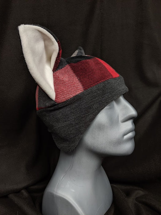 Red Plaid Fox Hats