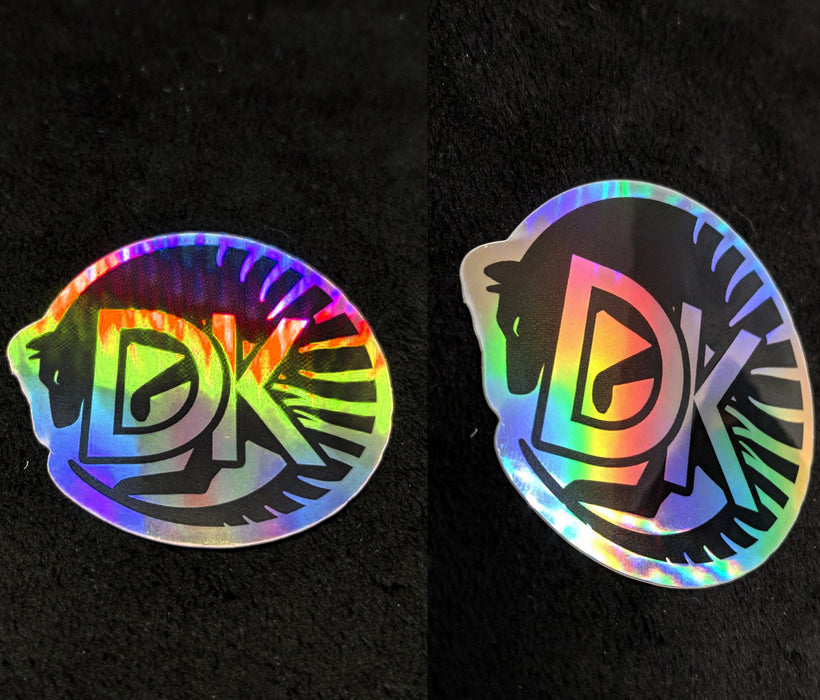 Holographic DK Logo Sticker