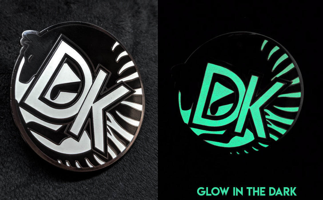 DK Enamel Pin (Glow in the Dark)