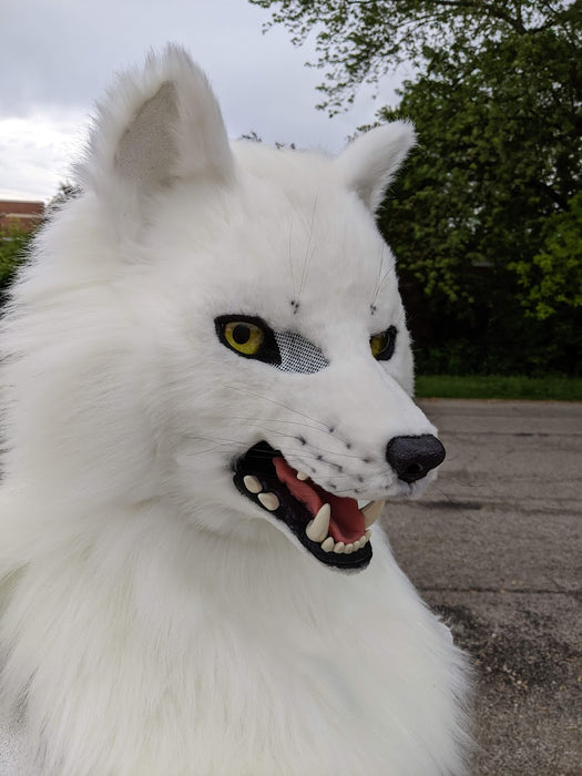 White Wolf (Fushi) Head, Hands, Tail.