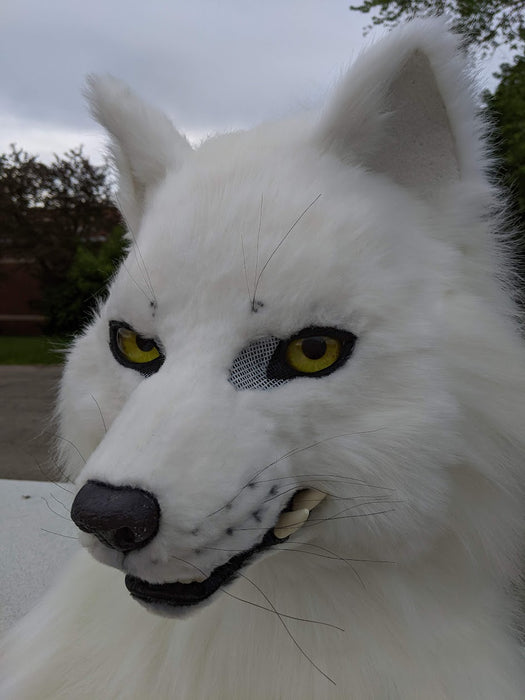 White Wolf (Fushi) Head, Hands, Tail.