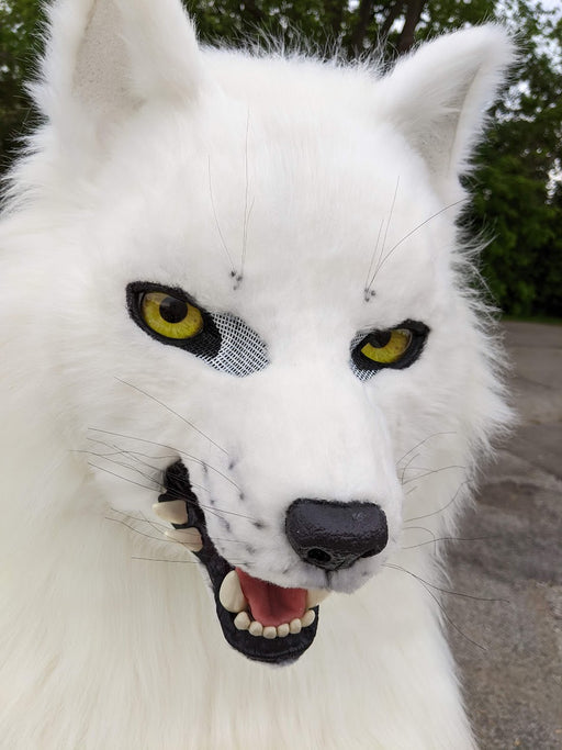 White Wolf (Fushi) Head, Hands, Tail.