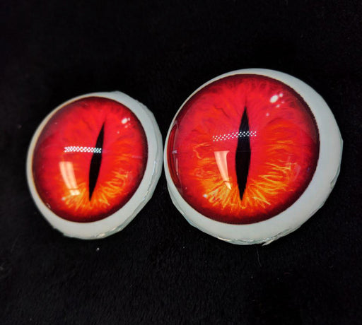 Slit Pupil Red Glitter Safety Eyes (multiple size options) – Chateau Bornais